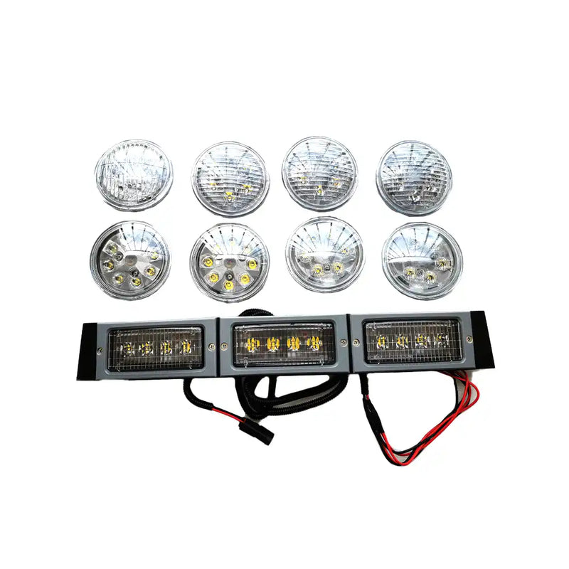 Afbeelding laden in Galerijviewer, 228W 12V 24V LED Front Hood Light Conversion Kit for John Deere Tractor 4050 4250 4450 4055 4255 4455 - Body Parts &gt; Cab External parts &gt; Cab Lamps from MyMROmarts
