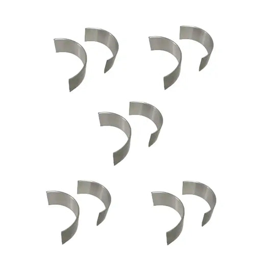 5 Pairs Main Bearings 4w5738 for Caterpillar CAT Excavator 330 L 330B 350 Engine 3304 3304B 3306 3306B - Engine Parts > Crankshafts & Connecting Rod Components > Main and Con Rod Bearings from MyMROmarts