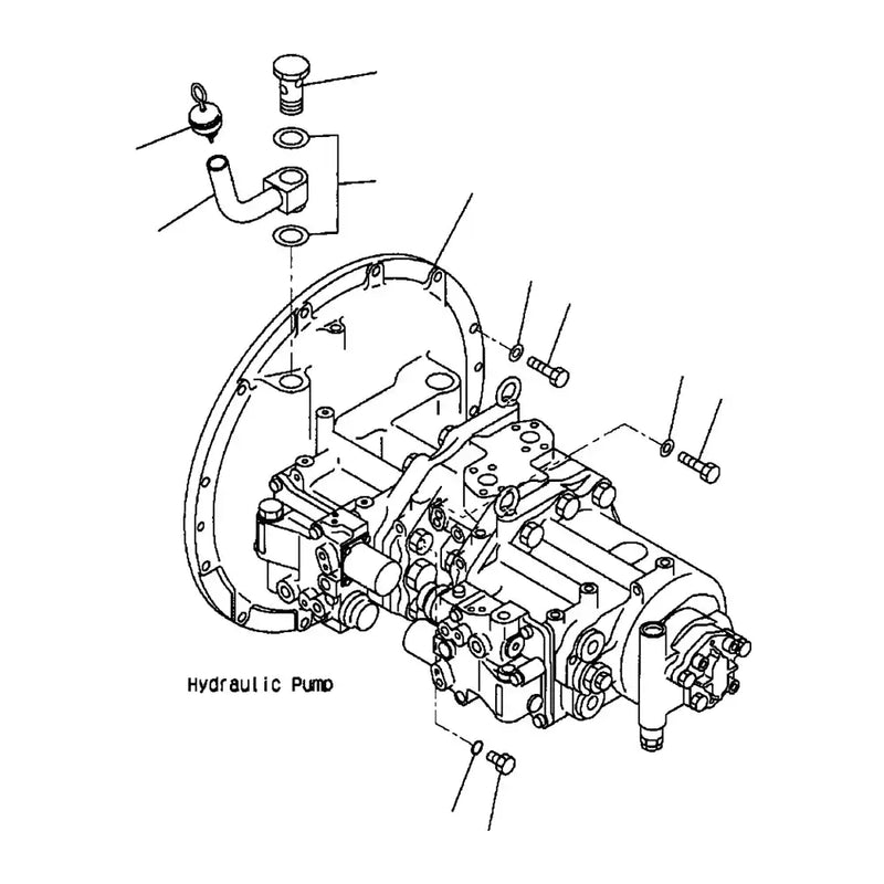 Load image into Gallery viewer, Main Pump 708-2H-00130 708-2H-00131 For Komatsu Excavator PC380LC-6K PC300LC-6LC HD-6LC HD-6MH - Hydraulic Parts > Hydraulic Pump from MyMROmarts
