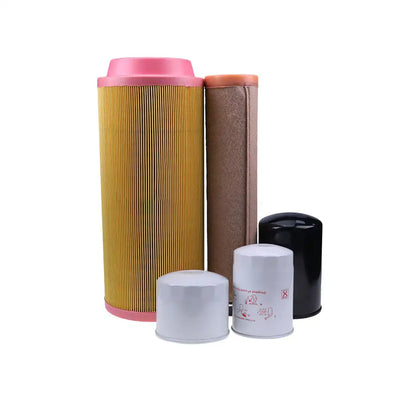 Maintenance Filter Kit HH1C0-32430 1J301-43170 16631-43560 1911113001 1911113002 for Kubota Engine V3800 Takeuchi Track Loader TL10 from MyMROmarts