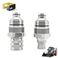 Male Female Flat Face Coupler Kit 7246799 7246802 for Bobcat 753 763 773 863 883 A220 A300 A770 from MyMROmarts