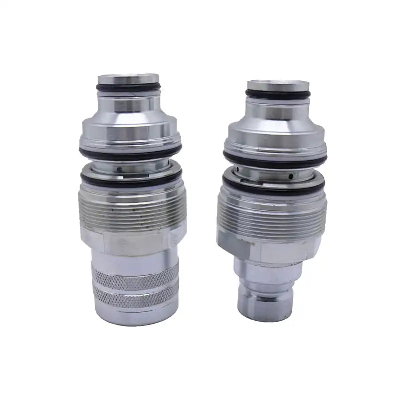 Load image into Gallery viewer, Male Female Flat Face Coupler Kit 6679837 6680018 for Bobcat 753 763 773 863 864 883 A220 A300 A770 from MyMROmarts
