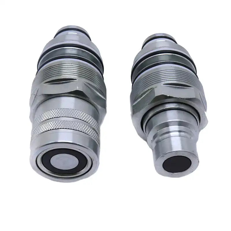 Load image into Gallery viewer, Male Female Flat Face Coupler Kit 6679837 6680018 for Bobcat 753 763 773 863 864 883 A220 A300 A770 from MyMROmarts
