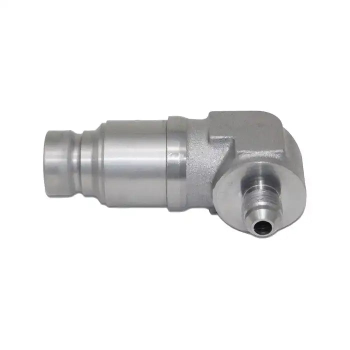 Load image into Gallery viewer, Male Flat Face Coupler with 3/8 JIC 90 Degree End 7167304 for Bobcat from MyMROmarts
