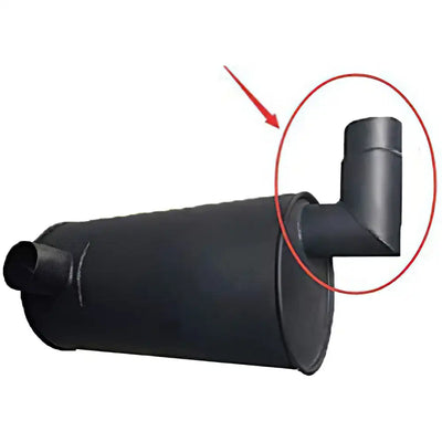 Muffler Silencer for JCB 220 Excavator Isuzu Engine - Engine Parts > Air Intake and Exhaust System > Muffler from MyMROmarts