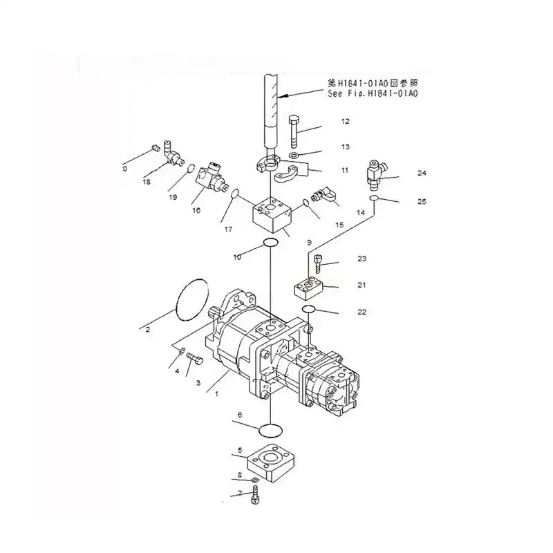 Load image into Gallery viewer, Muffler Silencer for Komatsu Excavator PC1250-7 - Engine Parts &gt; Air Intake and Exhaust System &gt; Muffler from MyMROmarts
