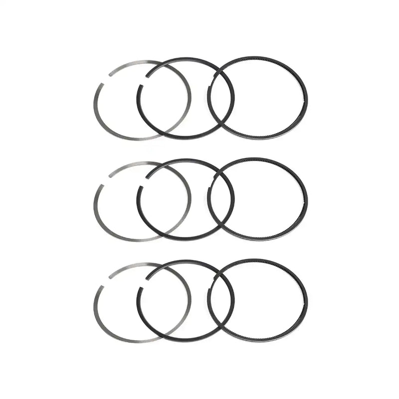 Load image into Gallery viewer, 3 Cylinder STD Piston Ring Set Kit for Yanmar 3TNV70 3TNV70-HGE Engine - Engine Parts &gt; Crankshafts &amp; Connecting Rod Components &gt; Piston Ring from MyMROmarts
