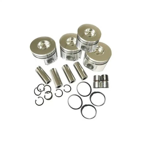 Piston Kit With Ring Set YM123900-22080 YM123900-22050 for Komatsu Wheel Loader WA115-3 WA90-3 WA95-3 Yanmar 4TNE106D Komatsu 4D106D - Engine Parts > Crankshafts & Connecting Rod Components > Piston Ring from MyMROmarts