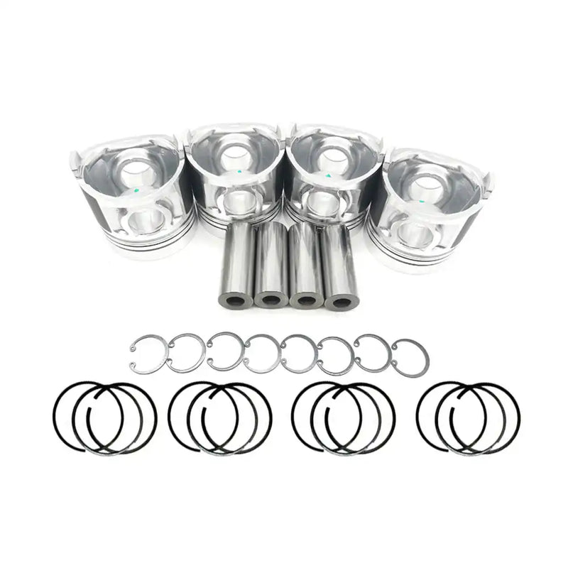 Laden Sie das Bild in Galerie -Viewer, Piston Kit With Ring Set YM129927-22080 YM129927-22050 for Yanmar Engine 4TNV98 - Engine Parts &gt; Crankshafts &amp; Connecting Rod Components &gt; Piston Ring from MyMROmarts
