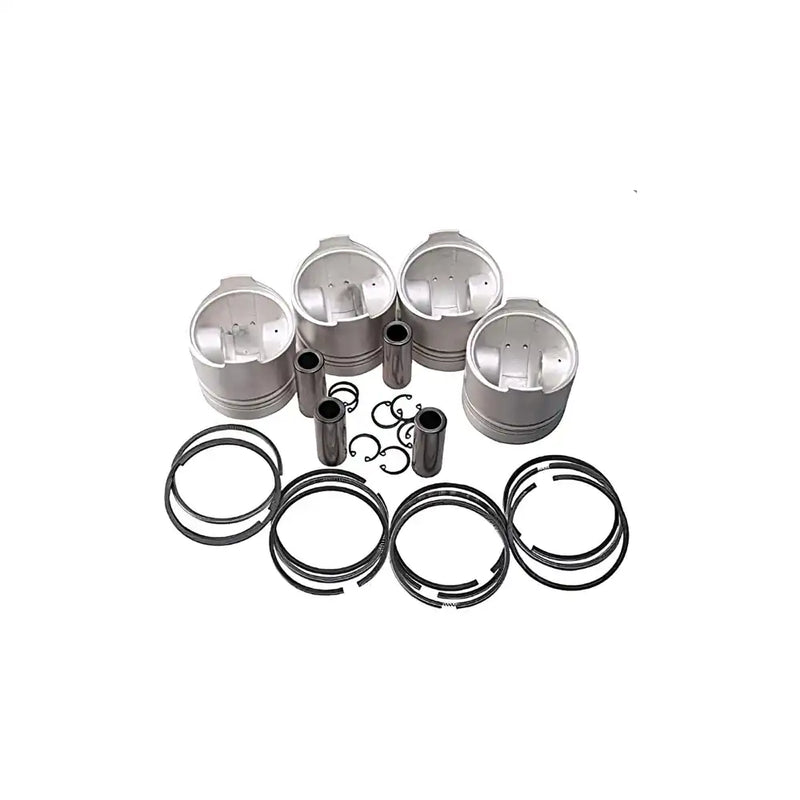 Load image into Gallery viewer, Piston Kit With Ring Set YM129900-22080 YM129901-22050 for Komatsu Crawler Loader D20S-7-M D21S-7-M Yanmar Engine 4TNE94 Komatsu Engine 4D94E - Engine Parts &gt; Crankshafts &amp; Connecting Rod Components &gt; Piston Ring from MyMROmarts
