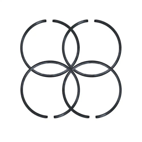 Piston Ring Set for QAS40 Generator B7 Excavator 244E Loader Yanmar 4TN100 4TN100-RJF 4TN100L-GL5 Engine - Engine Parts > Crankshafts & Connecting Rod Components > Piston Ring from MyMROmarts