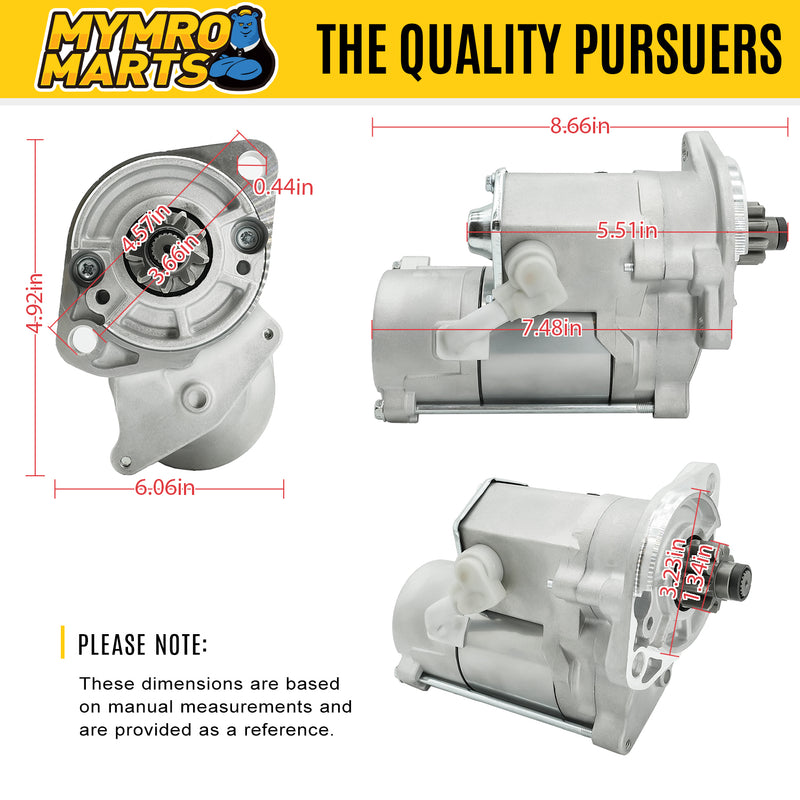 Load image into Gallery viewer, Starter Motor 17123-63016 1712363016 17123-63013 1712363013
