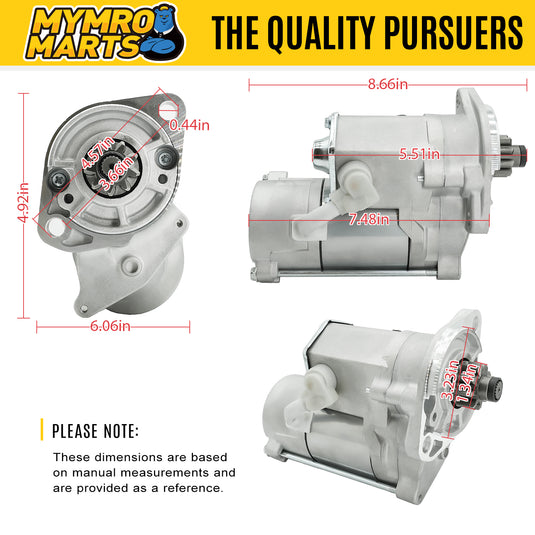 Starter Motor 17123-63016 1712363016 17123-63013 1712363013