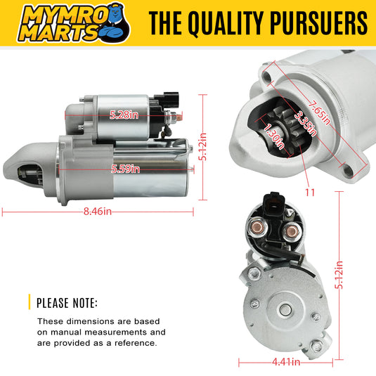 New Starter 36100-2G100 Replacement For KIA Sorento L4 2.4L 11-14 Sportage L4 2.4L 11-16 from MyMROmarts