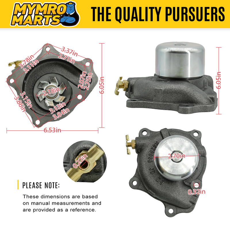 Load image into Gallery viewer, Engine Water Pump RE545572 RE545573 SE502114 RE507604 for John Deere 4320 244J 304J 324J 313 315 317 318D 319D 320D 323D 325 326D 328D 329D 332 332D 333D Ct322 - Engine Parts &gt; Cooling System &gt; Engine Water Pump from MyMROmarts
