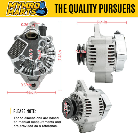 Alternator K7711-61900 For Kubota RTV1100 Tractor - Electrical Parts > Alternator from MyMROmarts