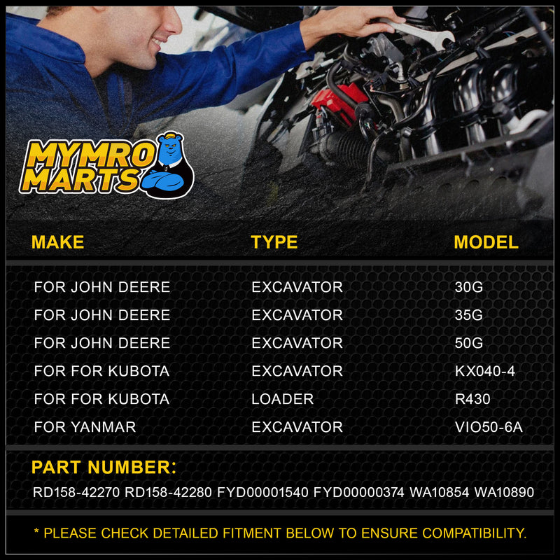 Załaduj obraz do przeglądarki galerii, Air Filter Set WA10854 WA10890 for Yanmar VIO50-6A Excavator - Engine Maintenance Parts > Air Filter from MyMROmarts
