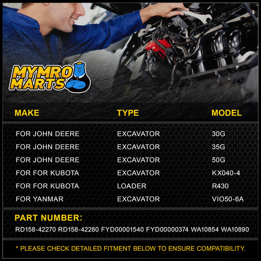 Air Filter Set WA10854 WA10890 for Yanmar VIO50-6A Excavator - Engine Maintenance Parts > Air Filter from MyMROmarts