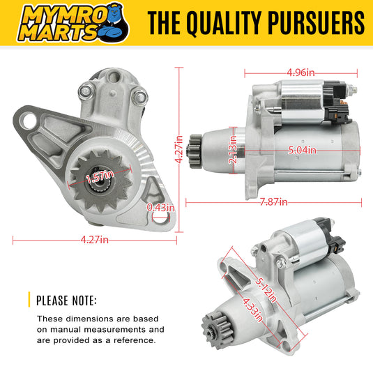 New Starter Motor for Toyota Avalon Camry Corolla Highlander Matrix RAV4 Sienna Solara Venza 