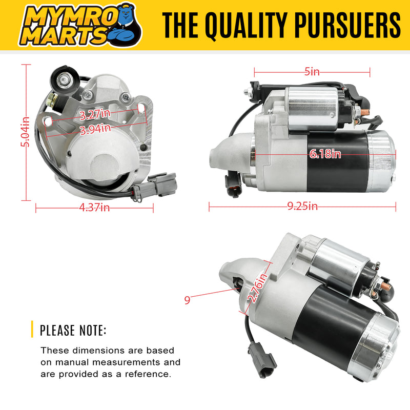 Load image into Gallery viewer, New Starter Motor for Nissan Armada NV2500 NV3500 Pathfinder Titan XD V8 5.6L 2010-2023 #23300-1CA0A, 23300-1CA0B, 23300-1CA0C, 23300-1CA0CRE - Electrical Parts > Starter Motor from MyMROmarts
