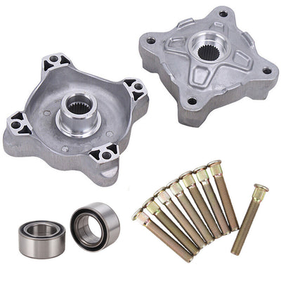 Front Left And Right Wheel Hubs & Bearing & Studs for Polaris RZR 800 RZR 800 S 2008-2014 RZR 570 2012-2013 RZR 570 S 2017 from MyMROmarts