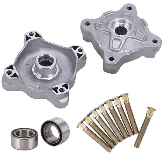 Front Left And Right Wheel Hubs & Bearing & Studs for Polaris RZR 800 RZR 800 S 2008-2014 RZR 570 2012-2013 RZR 570 S 2017 from MyMROmarts
