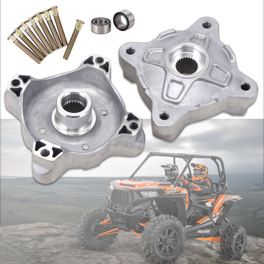 Front Left And Right Wheel Hubs & Bearing & Studs for Polaris RZR 800 RZR 800 S 2008-2014 RZR 570 2012-2013 RZR 570 S 2017 from MyMROmarts