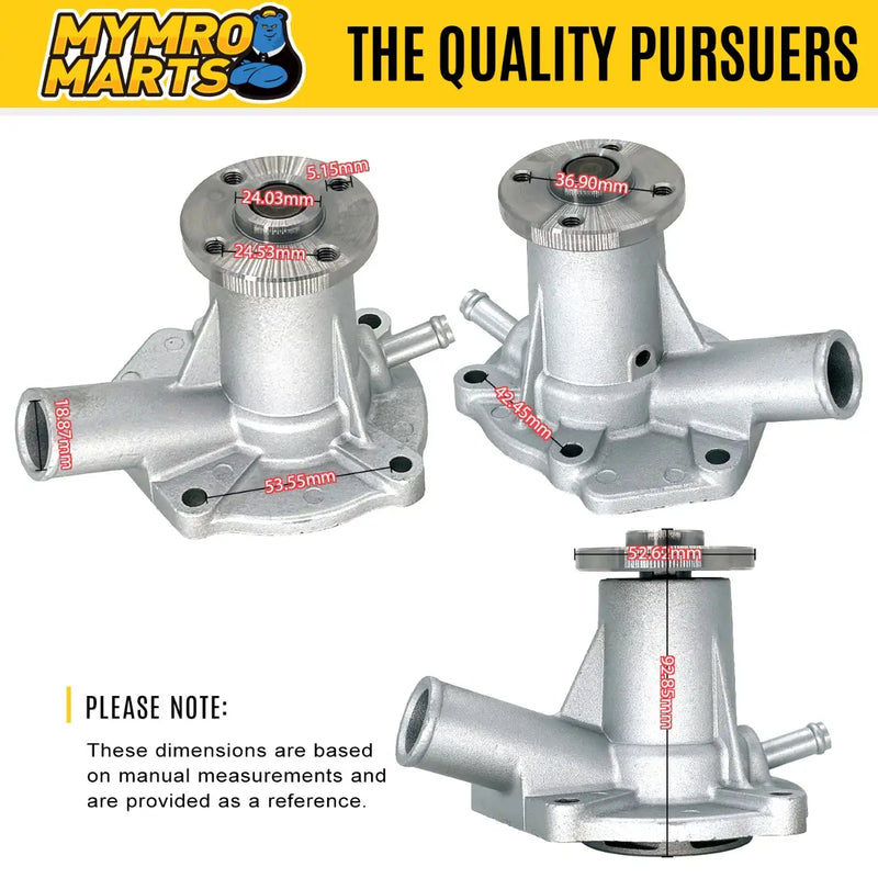 Load image into Gallery viewer, New Engine Water Pump 15534-73030 E5760-73032 E5760-73033 E5760-73042 E5760-73043 Compatible With Kubota D950 - Engine Parts &gt; Cooling System &gt; Engine Water Pump from MyMROmarts
