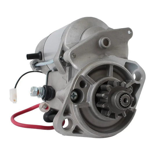 New Starter 15833-63010 15833-63011 15833-63012 17121-63011 128000-2160 128000-2161 128000-8550 128000-8551 Replacement For Kubota Loader R400 - Electrical Parts > Starter Motor from MyMROmarts