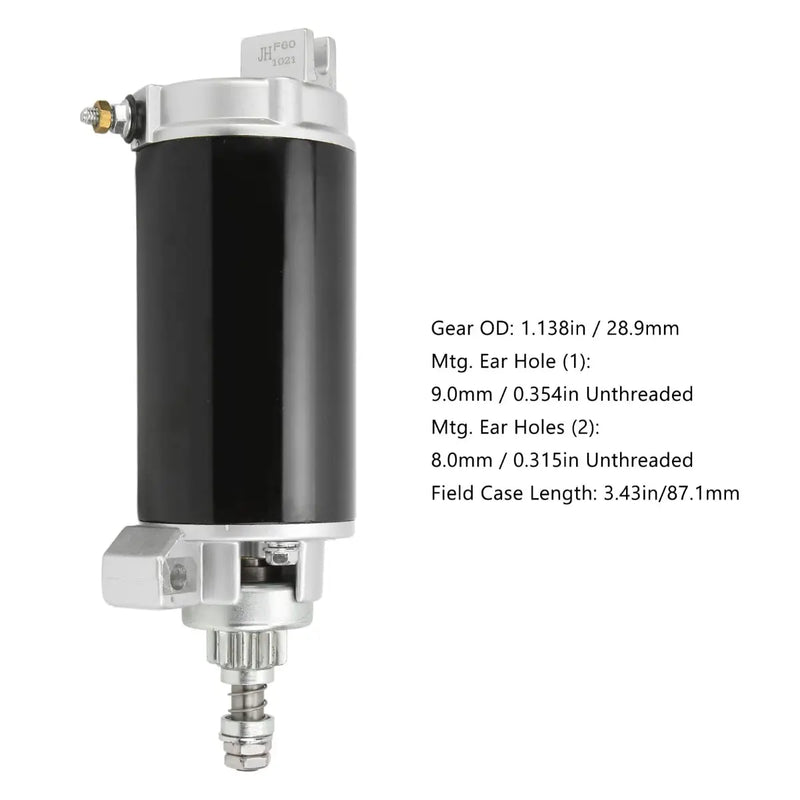 Load image into Gallery viewer, New Starter Replacement For 1998-2008 OUTBOARD YAMAHA, MARINER, MERCURY 25HP 30HP 40HP 50-830308-1, 50830308T, 65W-81800-00, 50-859169T, 6767540MO30SM, SAB0111, 41021028 - Electrical Parts > Starter Motor from MyMROmarts
