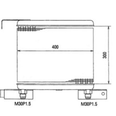 Oil Cooler 20B-03-21111 for Komatsu PC60-2 PW60-1 Excavator - Engine Parts > Cooling System > Oil Cooler from MyMROmarts