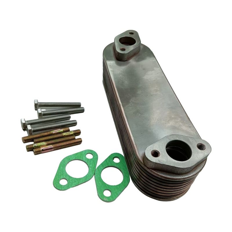 Load image into Gallery viewer, Oil Cooler Core for Daewoo Doosan Engine D2366 DE12 - Engine Parts &gt; Cooling System &gt; Oil Cooler from MyMROmarts
