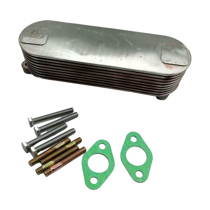 Load image into Gallery viewer, Oil Cooler Core for Daewoo Doosan Engine D2366 DE12 - Engine Parts &gt; Cooling System &gt; Oil Cooler from MyMROmarts
