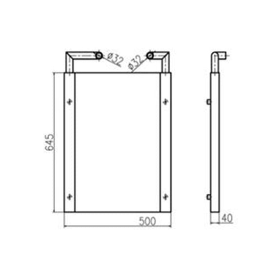 Oil Cooler for Hitachi Excavator EX55 - Engine Parts > Cooling System > Oil Cooler from MyMROmarts