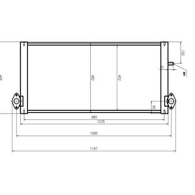 Oil Cooler K1008128 for Doosan Excavator DX225LC DX225NLC DX190W DX210W - Engine Parts > Cooling System > Oil Cooler from MyMROmarts