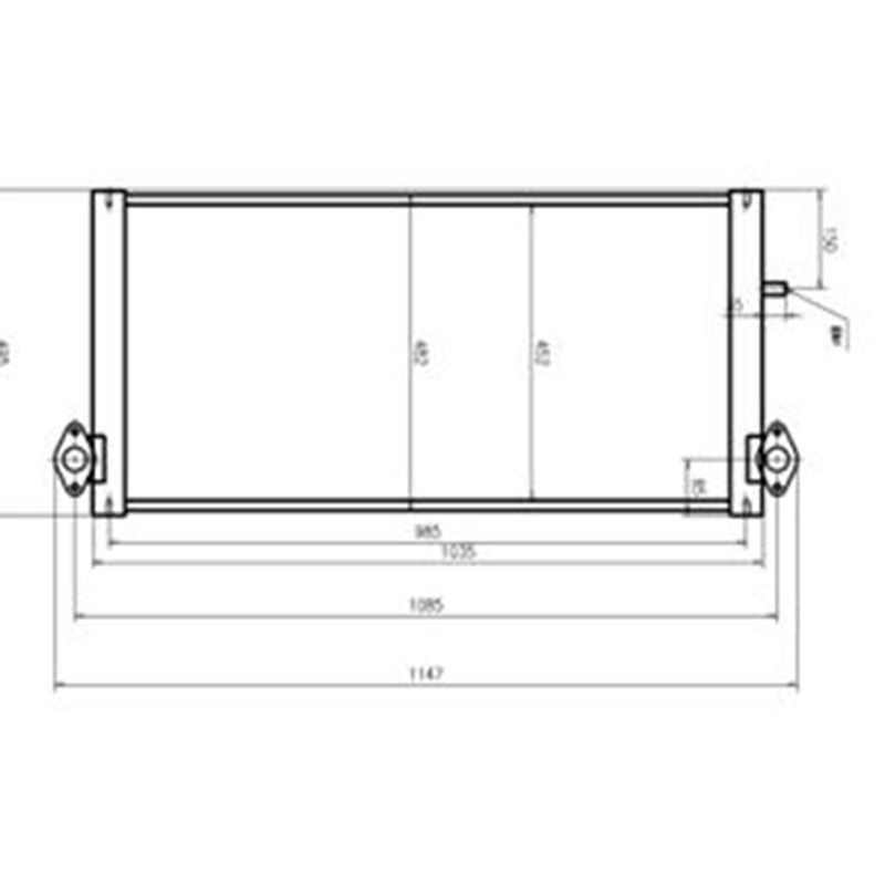 Cargue la imagen en el visor de la galería, Oil Cooler K1008128 for Doosan Excavator DX225LC DX225NLC DX190W DX210W - Engine Parts &gt; Cooling System &gt; Oil Cooler from MyMROmarts
