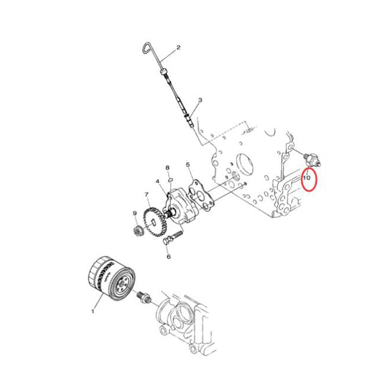 Load image into Gallery viewer, Oil Switch YF1-52213-90-13 for Yamaha Generator EDL11000SD EDL7000SDE - Electrical Parts > Other Electrical Parts from MyMROmarts
