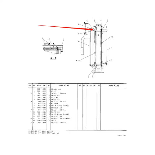 Oil Cooler 0854974 for Caterpillar CAT E307 Excavator in USA from MyMROmarts