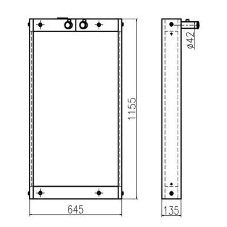 Afbeelding laden in Galerijviewer, Oil Cooler 11N7-40031 for Hyundai Excavator R250LC-7 from MyMROmarts
