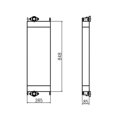 Oil Cooler 1398868 for Caterpillar CAT Excavator E307 from MyMROmarts