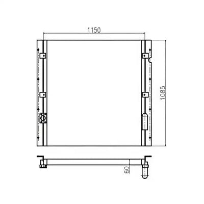 Oil Cooler 140-6538 for Caterpillar CAT 322B L 325B L Excavator from MyMROmarts