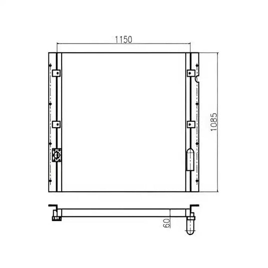 Oil Cooler 140-6538 for Caterpillar CAT 322B L 325B L Excavator from MyMROmarts