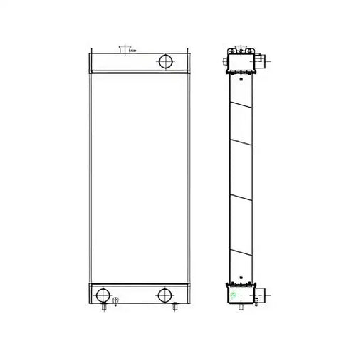 Oil Cooler 141-5974 for Caterpillar CAT E325B Excavator from MyMROmarts