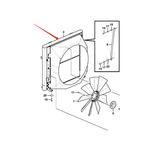 Oil Cooler 14625606 for Volvo Excavator EC950E from MyMROmarts