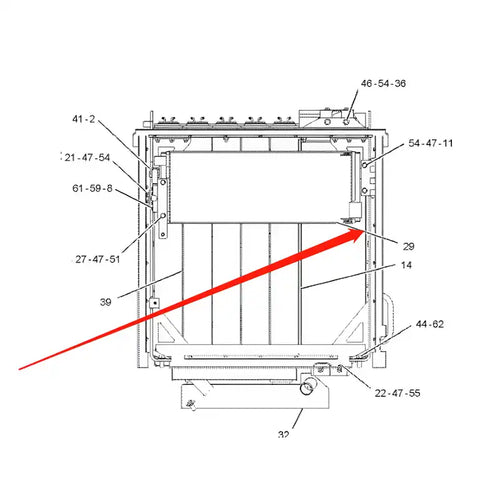 Oil Cooler 2021328 for Caterpillar CAT 962GII 938GII 950GII Wheel Loader from MyMROmarts