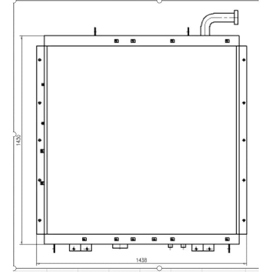 Oil Cooler 21N-03-31311 21N-03-41120 for Komatsu PC1100-6 PC1250-7 PC1250-8 Excavator from MyMROmarts