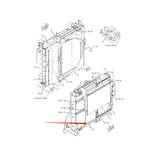 Oil Cooler 2459335 3755673 for Caterpillar CAT Excavator E365C E374D from MyMROmarts
