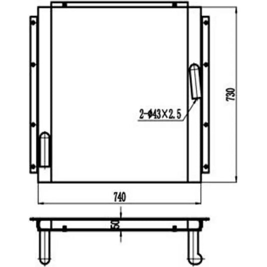 Oil Cooler 4204918 for Hitachi EX200-1 Excavator from MyMROmarts