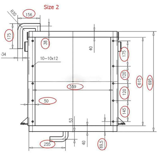 Oil Cooler 4208058 for John Deere Excavator 490 from MyMROmarts