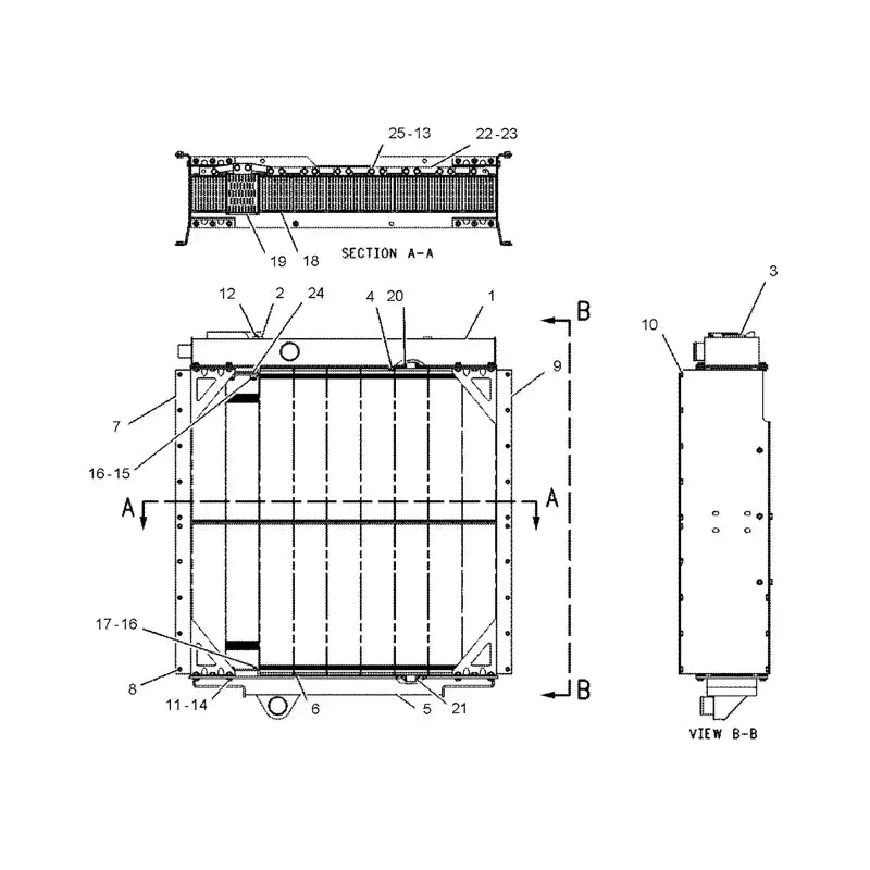 Load image into Gallery viewer, Oil Cooler 7E7760 for Caterpillar CAT 814F 815F 816F 966F 966FII 970F from MyMROmarts
